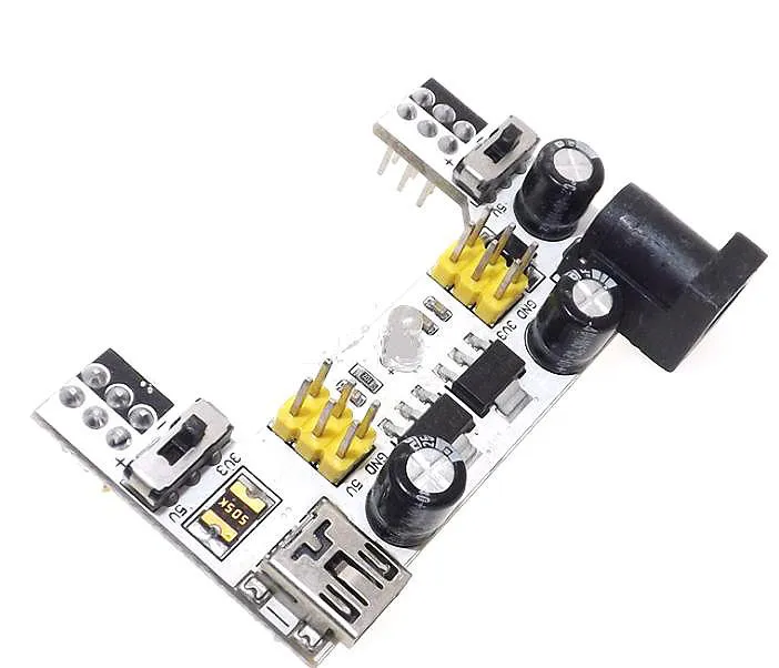 2 Channel 5V/3.3V Breadboard Power Supply Module