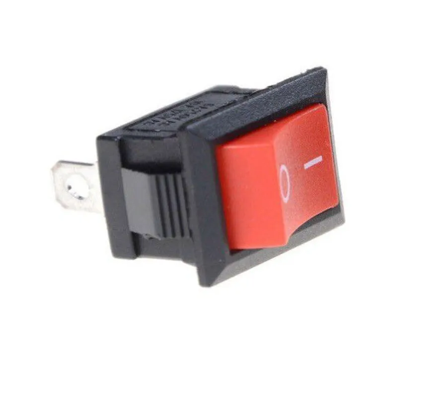 2 Pin Red Rocker Switch