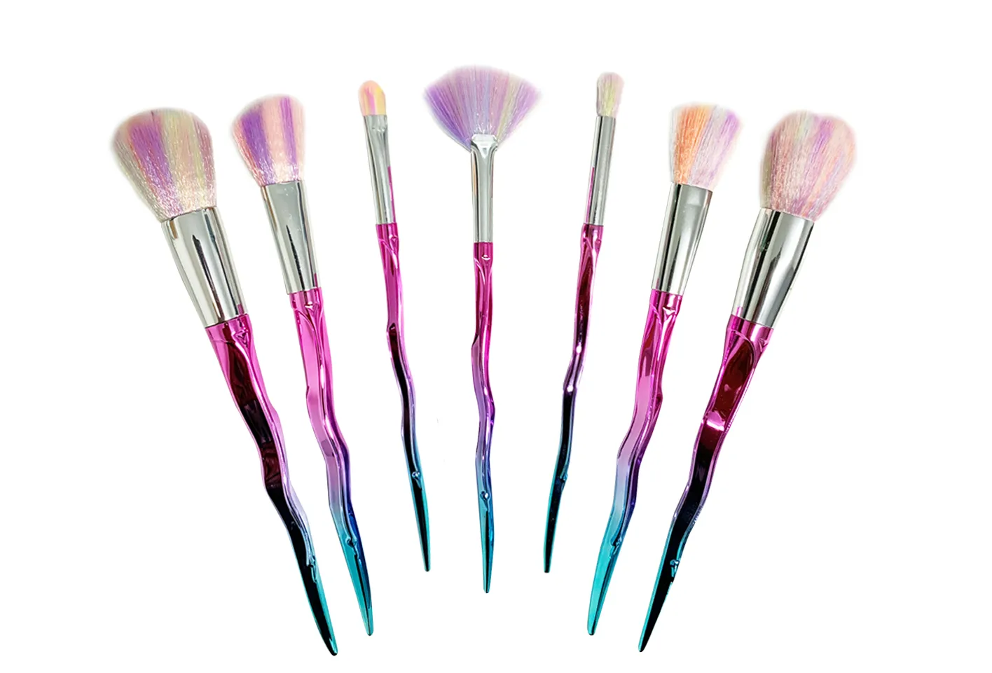 7pc Twist Makeup Brush Set