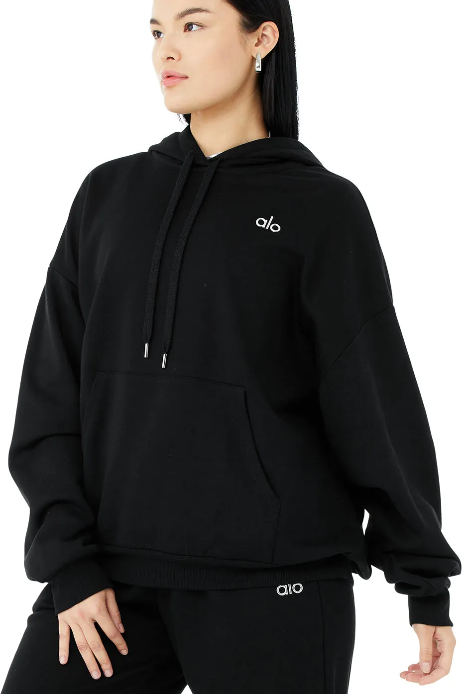 Accolade Hoodie & Accolade Straight Leg Sweatpant Set - Black