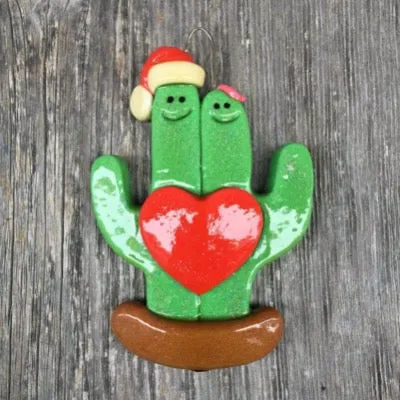 Cactus Family Christmas Ornament