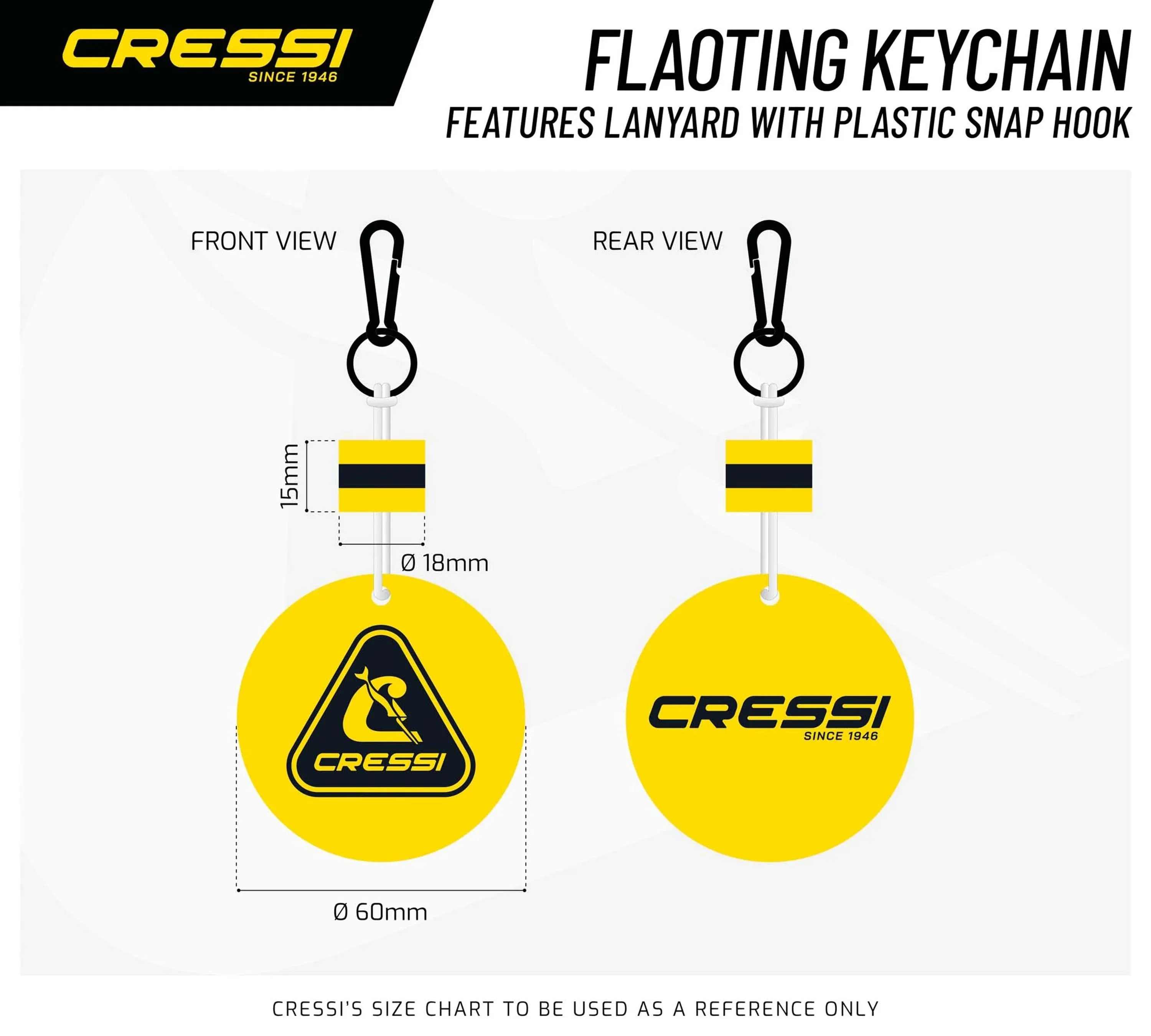 Cressi 1946 Flaoting Keychain