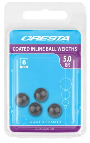 Cresta Coated Inline Ball Weight