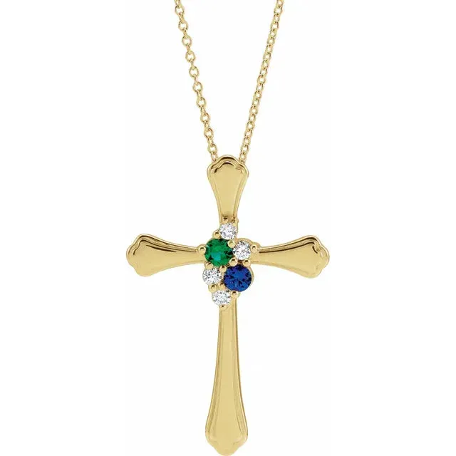 Cross Family Necklace