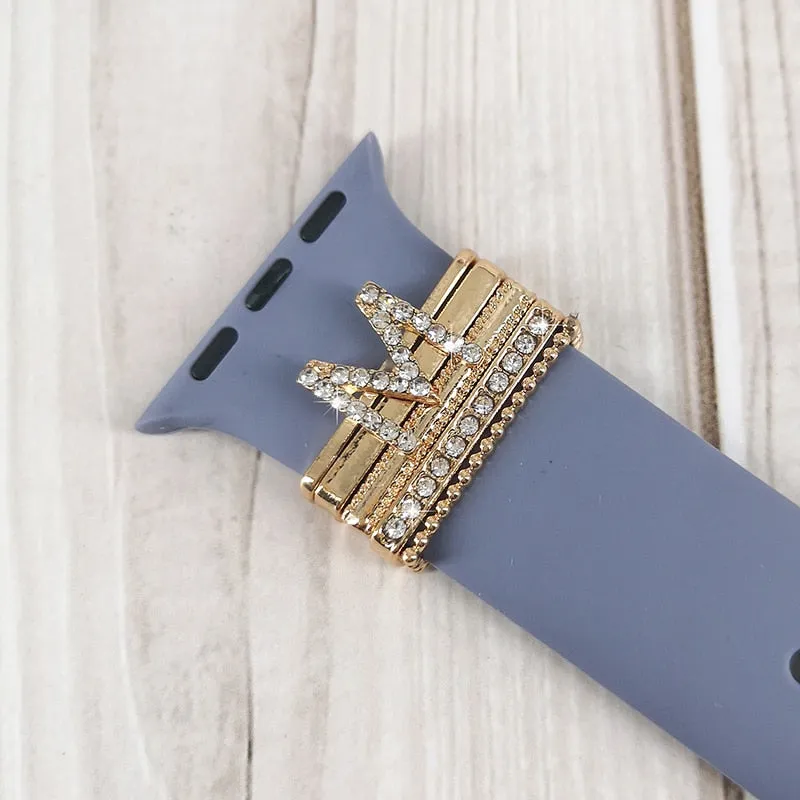 Decorative Charms Diamond Jewelry Bracelet Silicone Strap Series 7 6