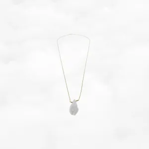 Elf Forest White Quartz Floral Necklace