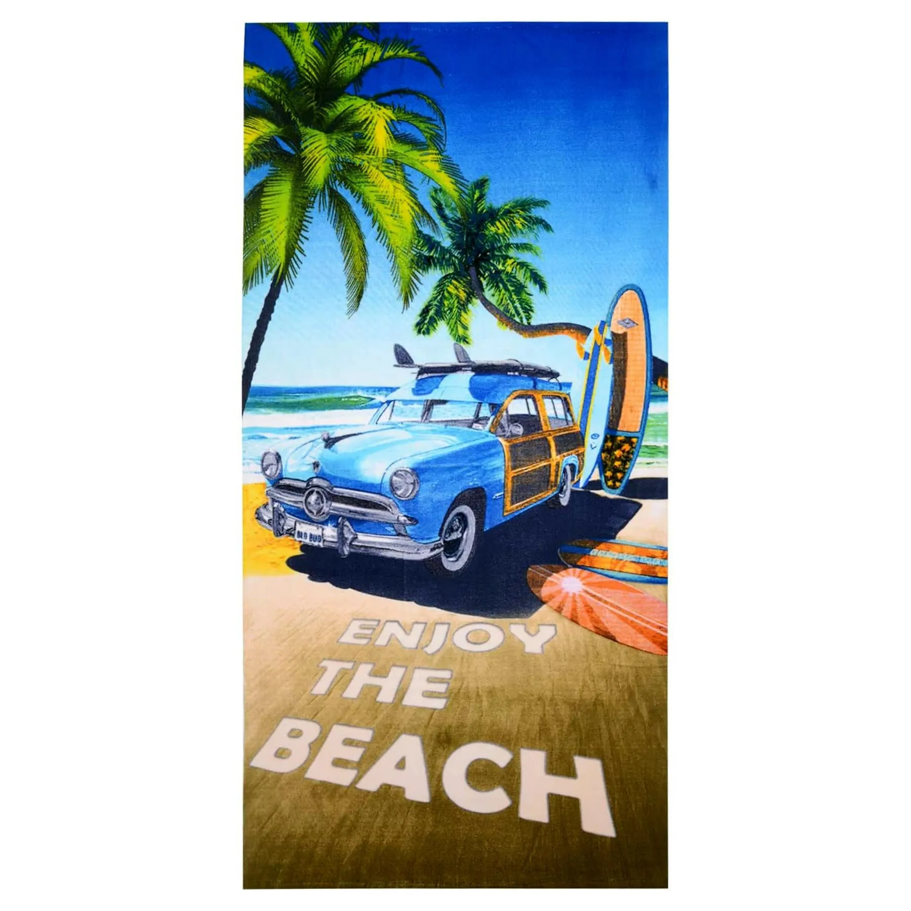 Enjoy The Beach Design Large Towel