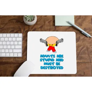 Family Guy Mousepad - Adults Are Stupid