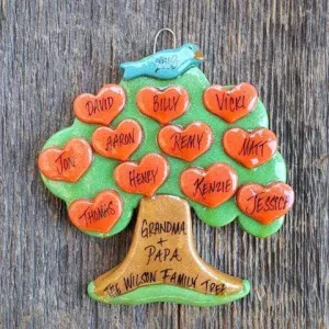 Family Tree Christmas Ornament