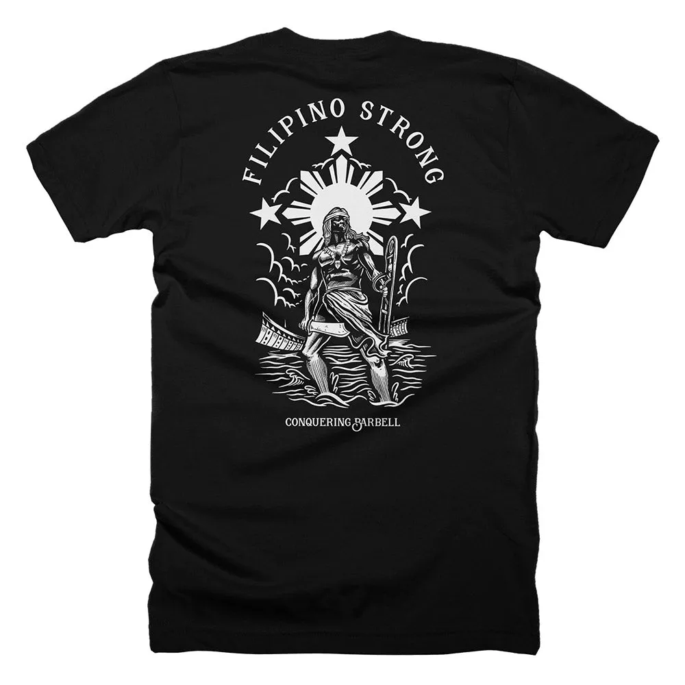 Filipino Strong - on Black tee