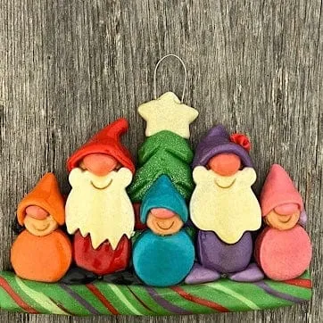 Gnome Family Christmas Ornament