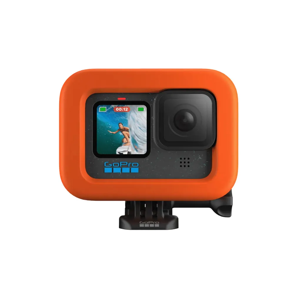 GoPro Floaty Orange Protective Housing Cage Floater with Cushioned Paddings for HERO 12 / 11 / 10 / 9 BLACK Action Cameras | ADFLT-001