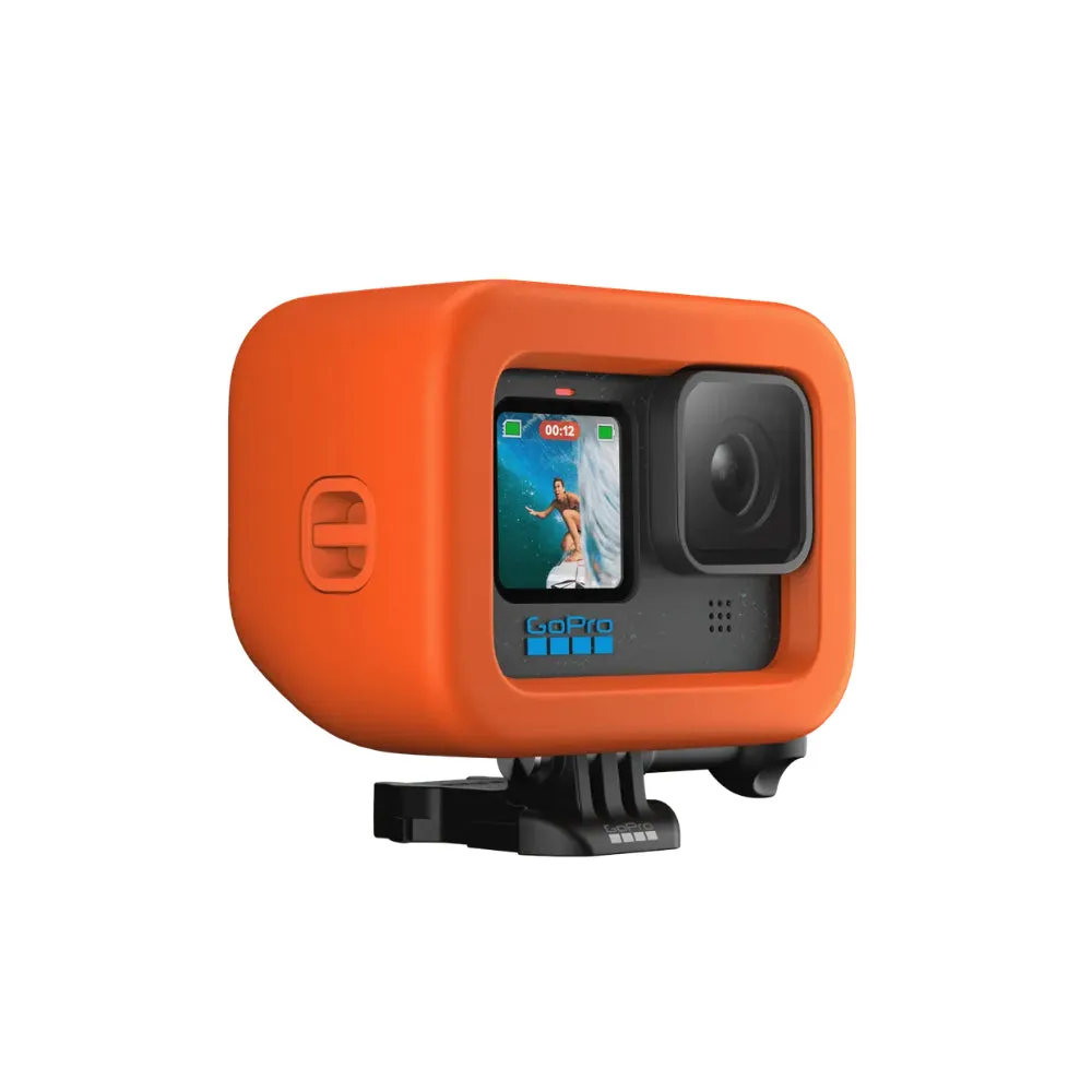 GoPro Floaty Orange Protective Housing Cage Floater with Cushioned Paddings for HERO 12 / 11 / 10 / 9 BLACK Action Cameras | ADFLT-001