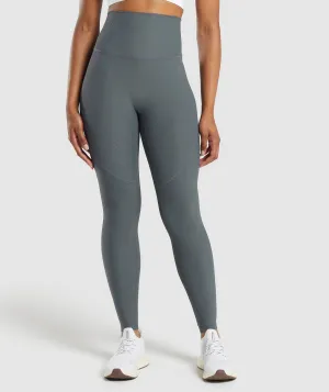 Gymshark Ribbed Leggings - Strong Grey