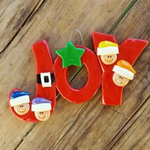 JOY Family Christmas Ornament