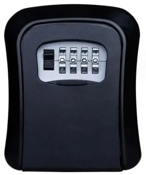 Key Keeper Combination Lock Wall Mounted Waterproof 4 Digits Passwords 5 Keys Storage Box Easy to Fix Home or Office Safe Box