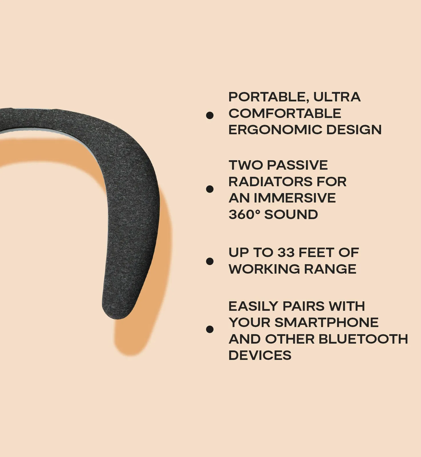 Konvex | Wireless Bluetooth Sound Collar.