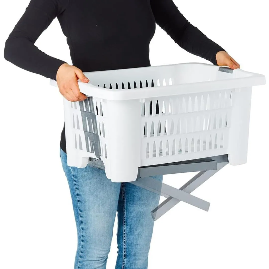 Laundry Basket with Foldable Legs