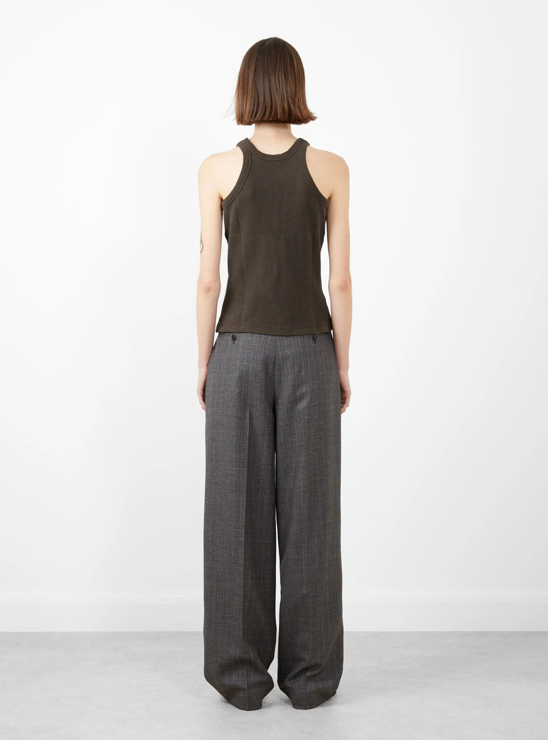 Leisure Tank Top Dark Brown