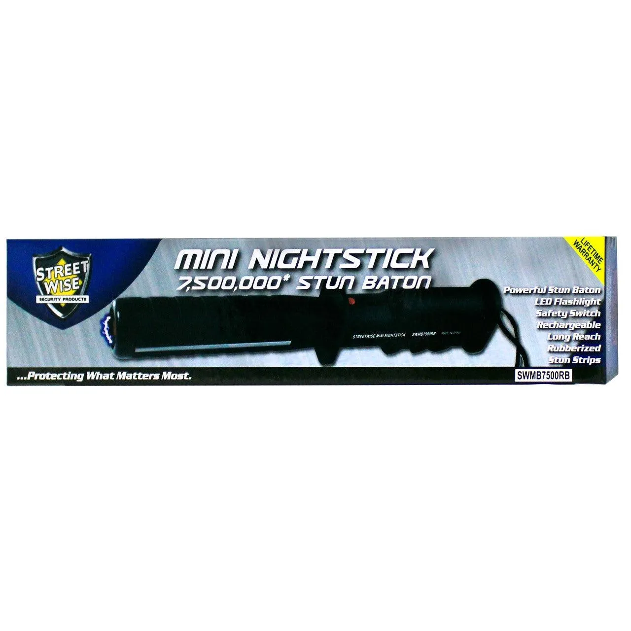 Nightstick 5,500,000 Stun Baton Rechargeable