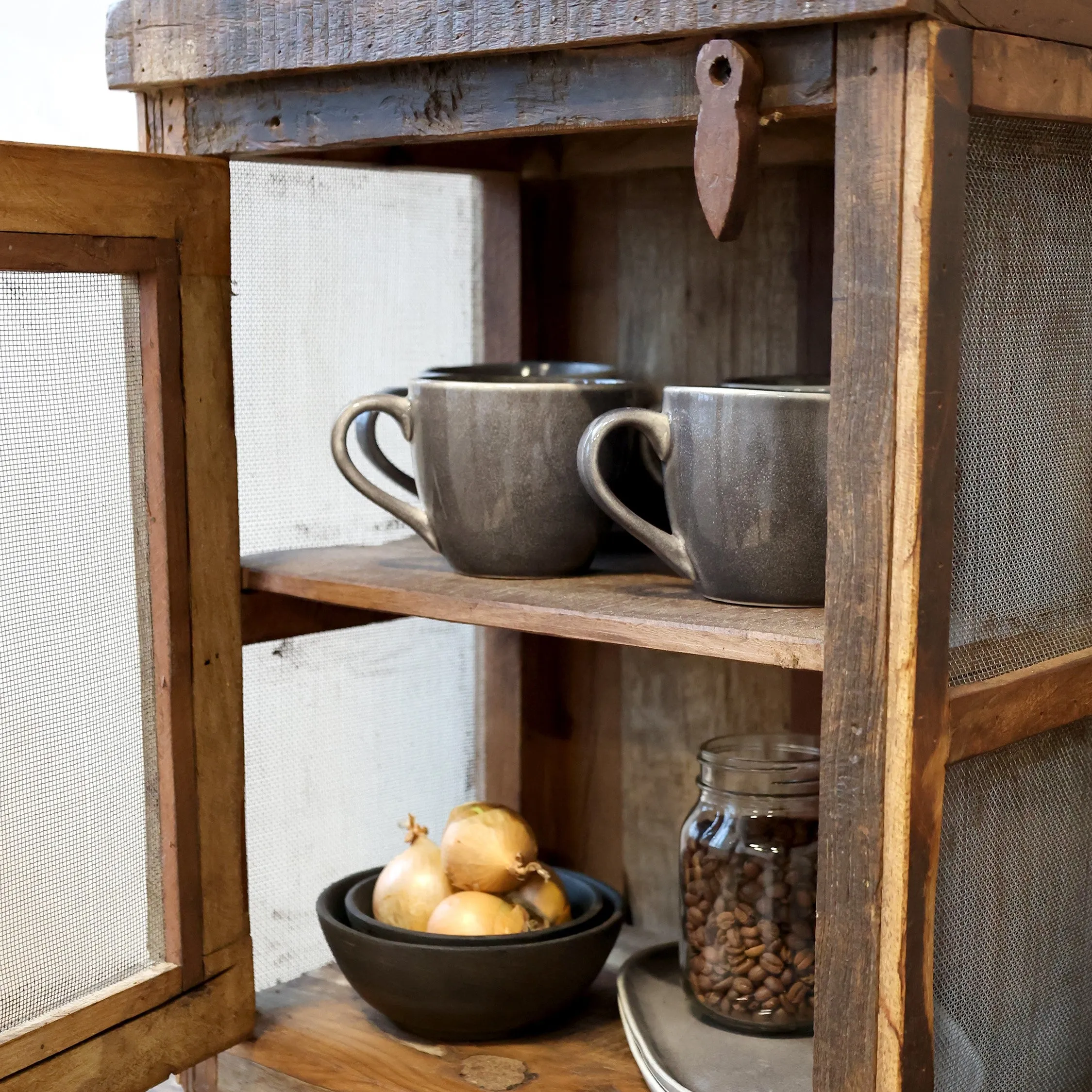 Old Style Meat Safe - Recycled Wood