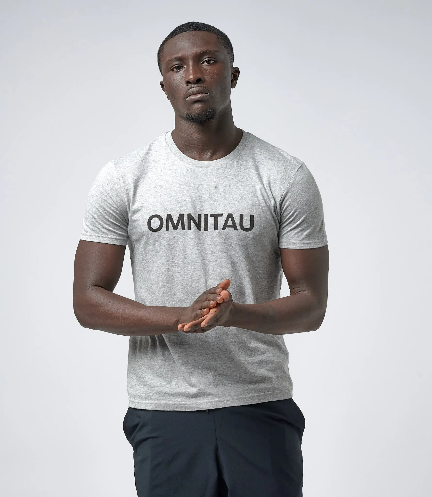 Omnitau Men's OmniX Organic Cotton Omni Crew Neck T-Shirt - Heather Grey