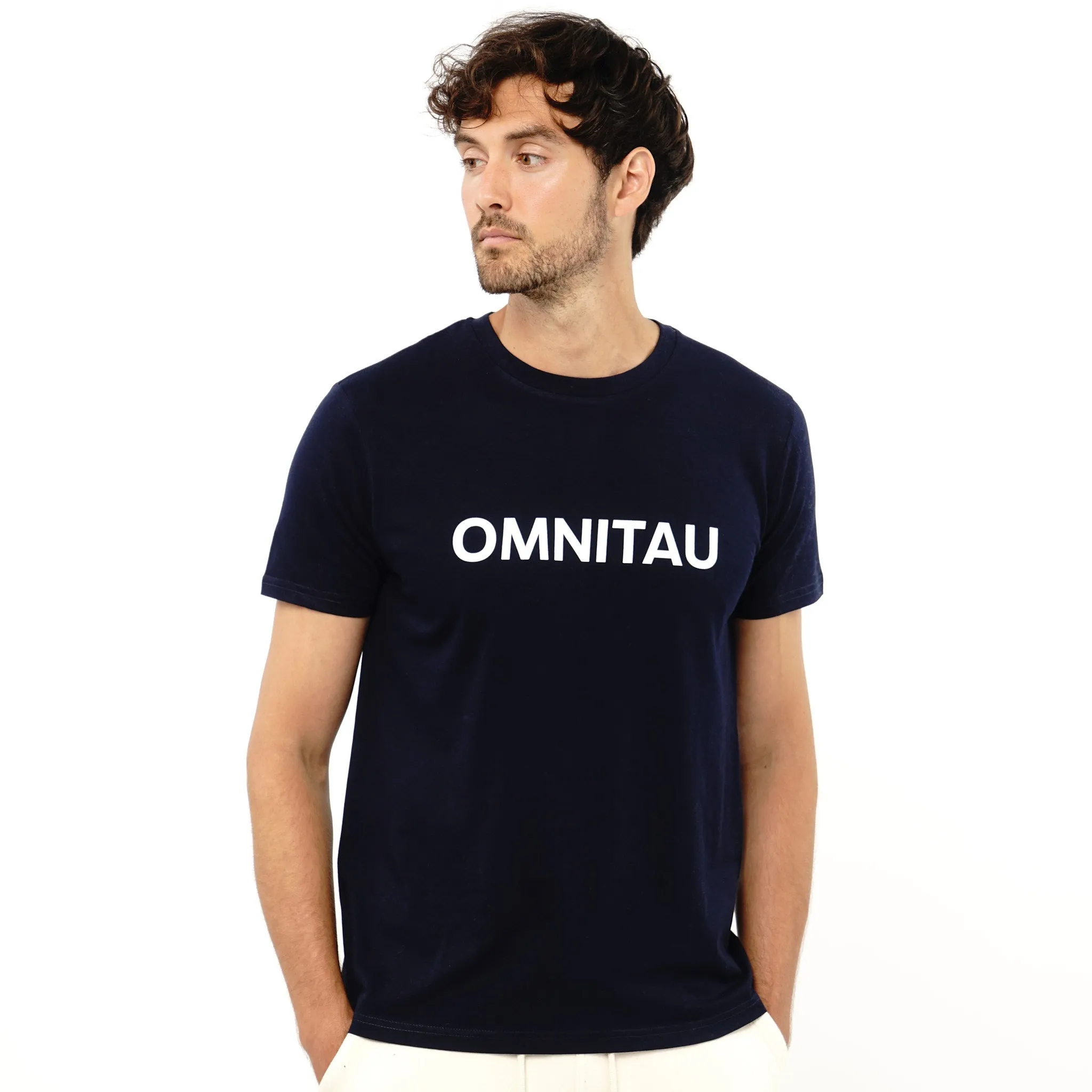 Omnitau Men's OmniX Organic Cotton Omni Crew Neck T-Shirt - Navy