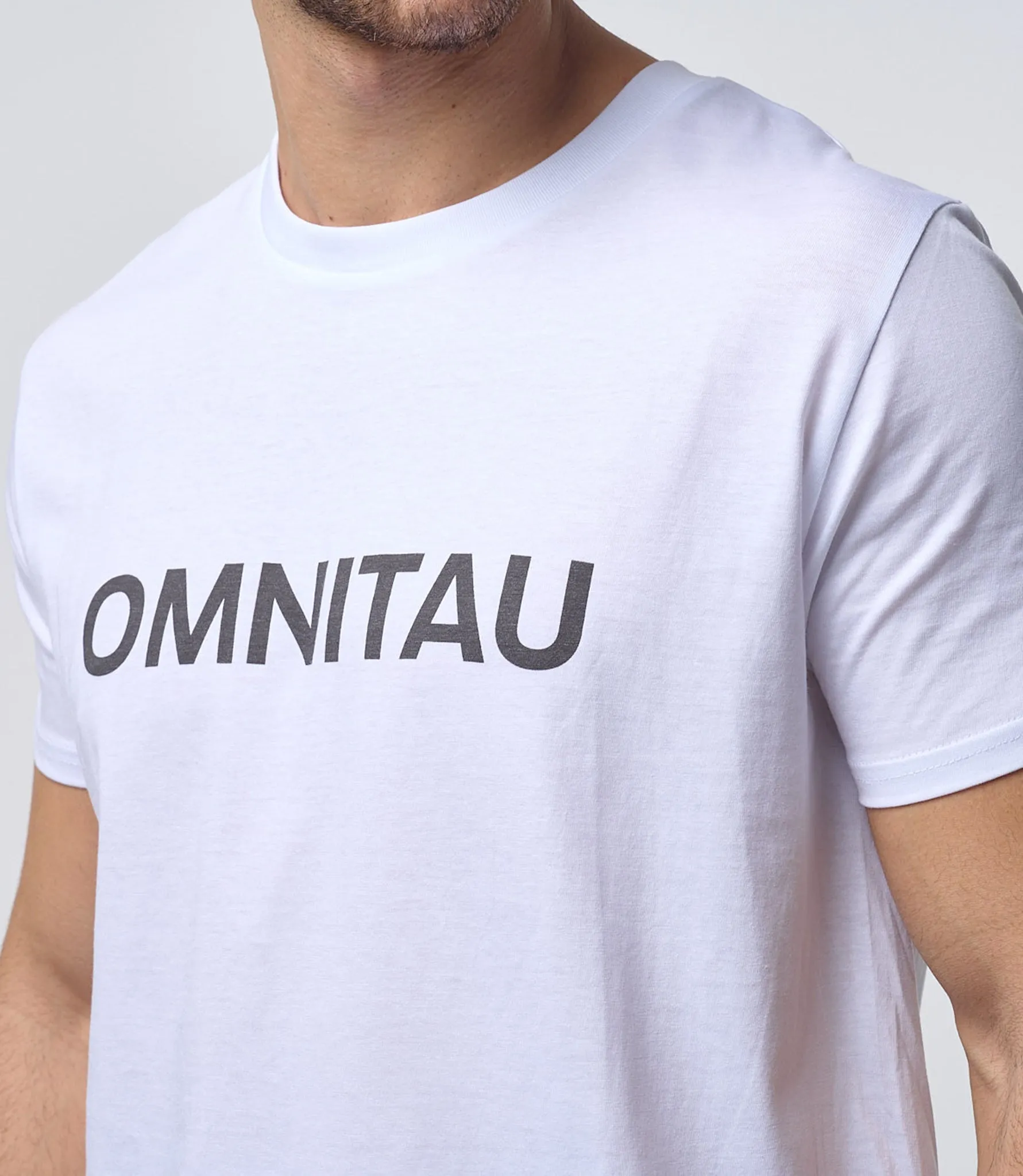 Omnitau Men's OmniX Organic Cotton Omni Crew Neck T-Shirt - White