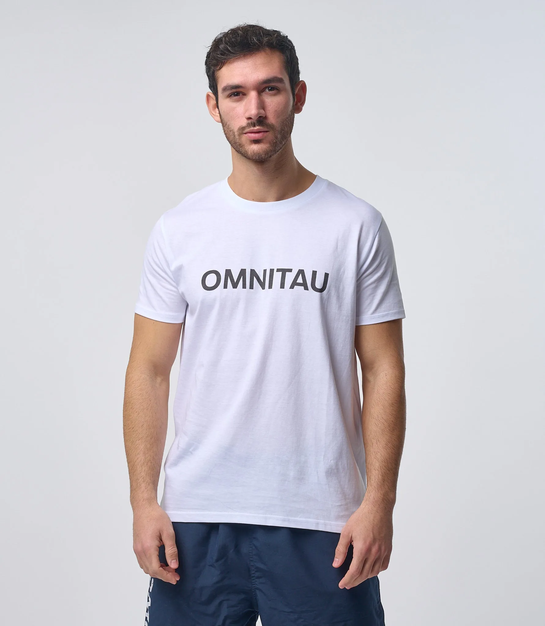 Omnitau Men's OmniX Organic Cotton Omni Crew Neck T-Shirt - White