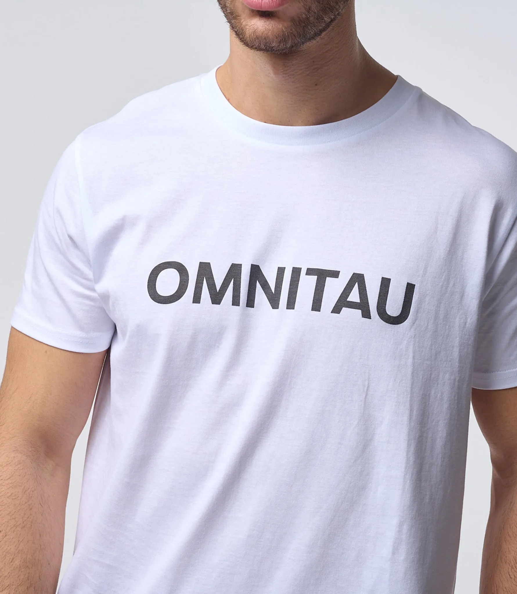 Omnitau Men's OmniX Organic Cotton Omni Crew Neck T-Shirt - White