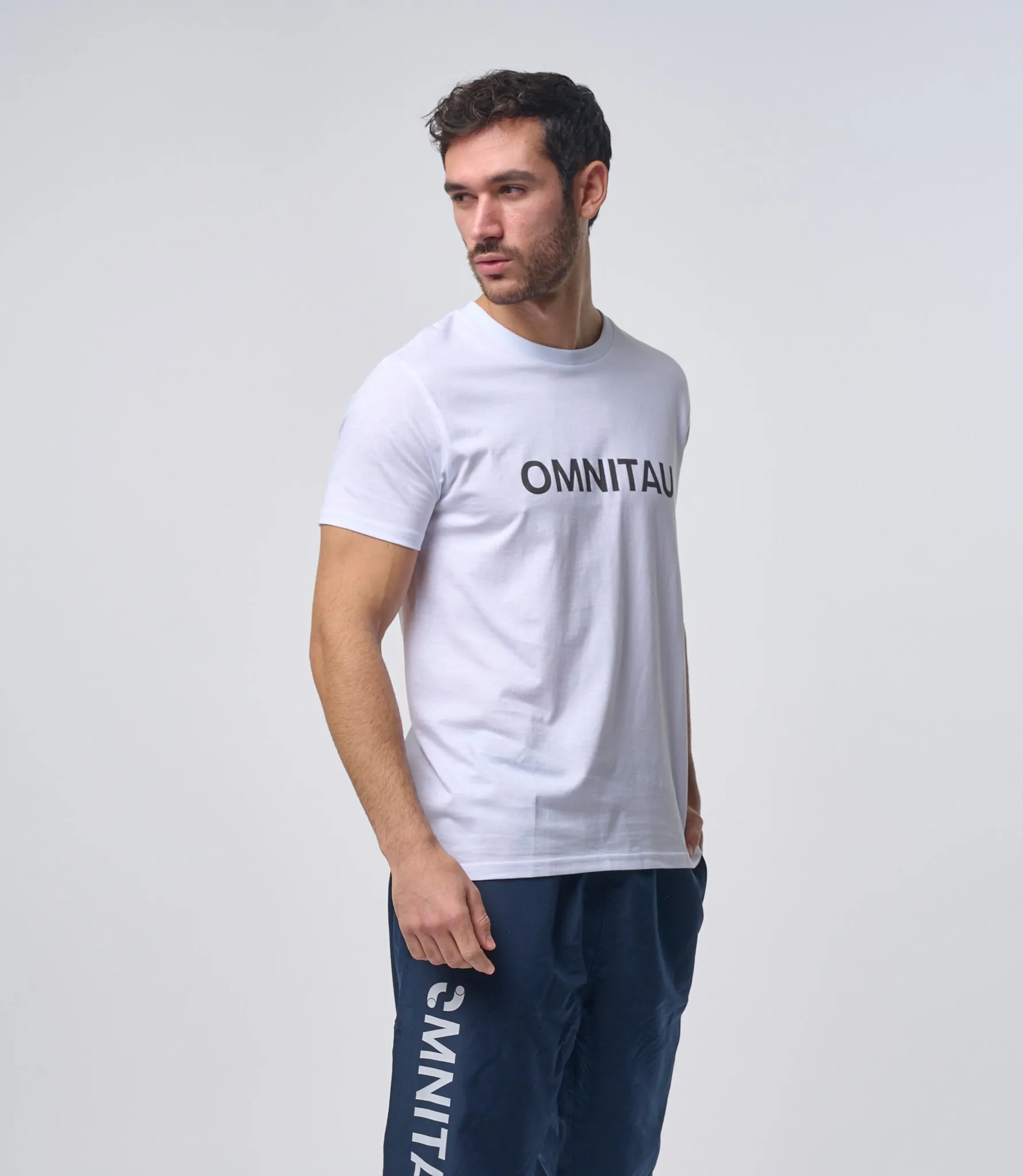 Omnitau Men's OmniX Organic Cotton Omni Crew Neck T-Shirt - White