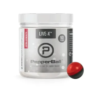 PepperBall Live-X Police Grade 90ct Live Round containing 5% PAVA