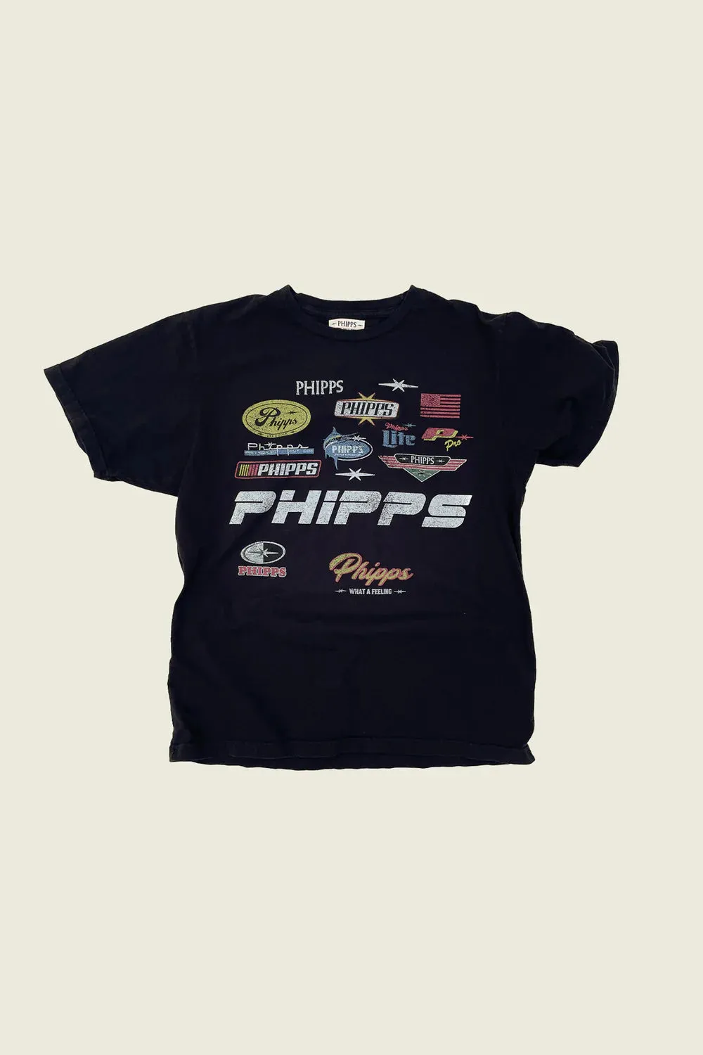 PHIPPS RACING LOGO T BLACK