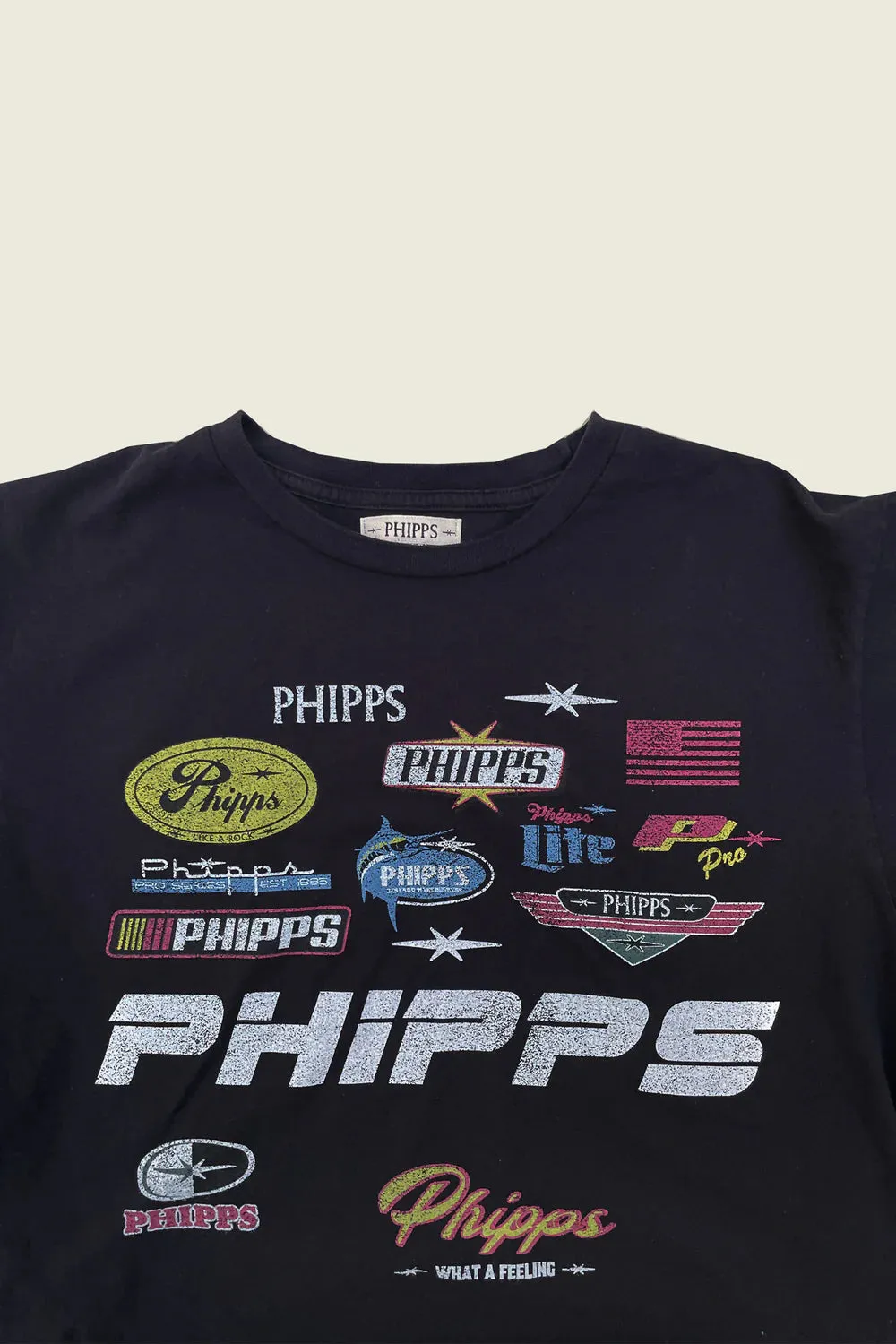 PHIPPS RACING LOGO T BLACK