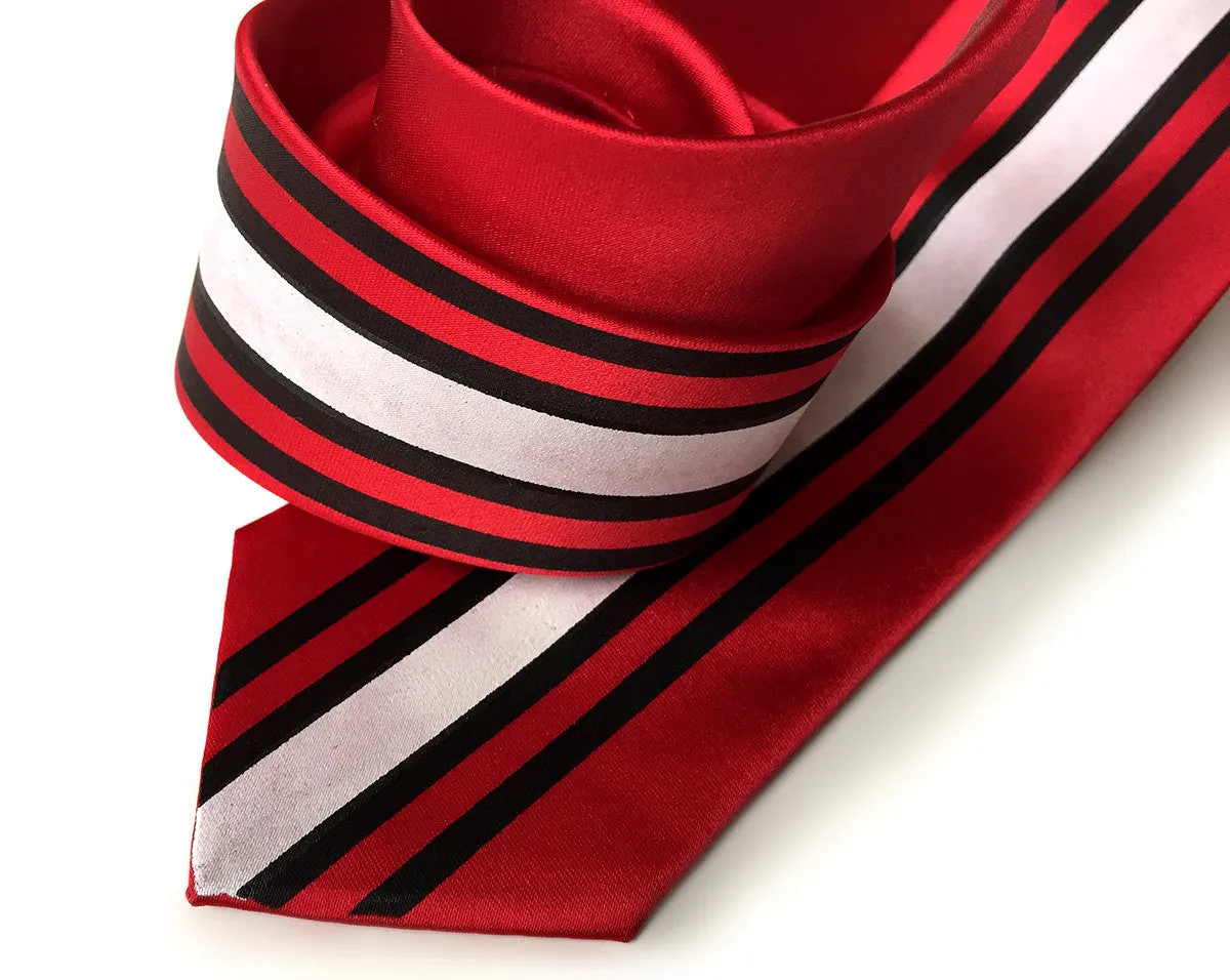 Racing Stripes: Scuderia Microfiber Necktie