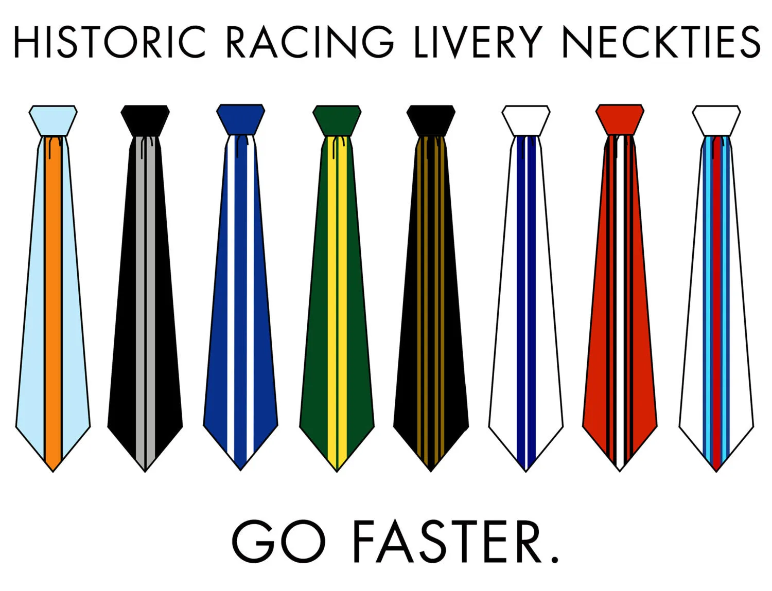 Racing Stripes: Scuderia Microfiber Necktie