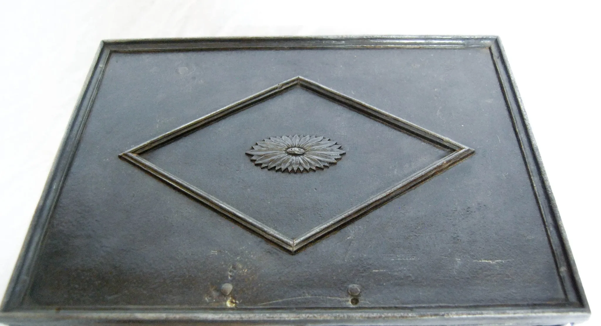 Regency Period Cast Iron Strong Box or Safe with Lock & Key