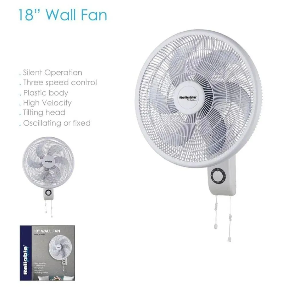 Reliable Wall Fan 18"