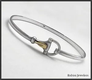 Silver Hook and Eye Tulip Oar/Paddle Blade Bracelet