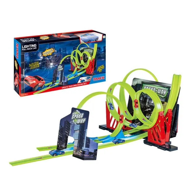 Speed Rewind Car Track Set