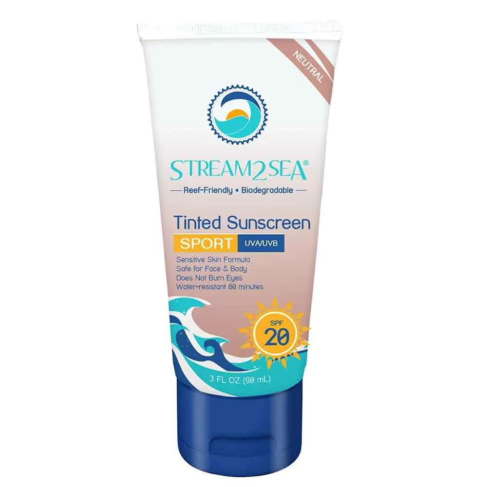 Stream2Sea Tinted Sunscreen 3oz