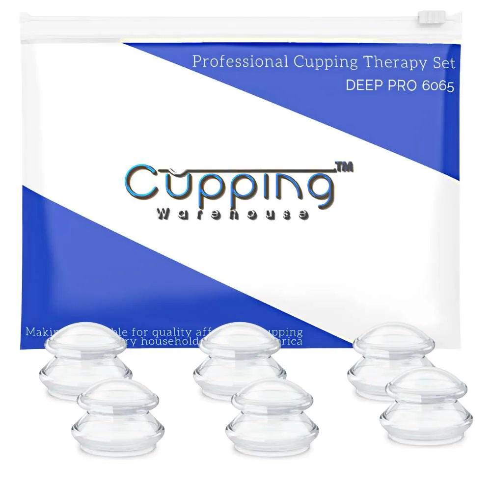 Supreme DEEP PRO 6065 Advanced Harder Silicone Cupping Therapy Sets