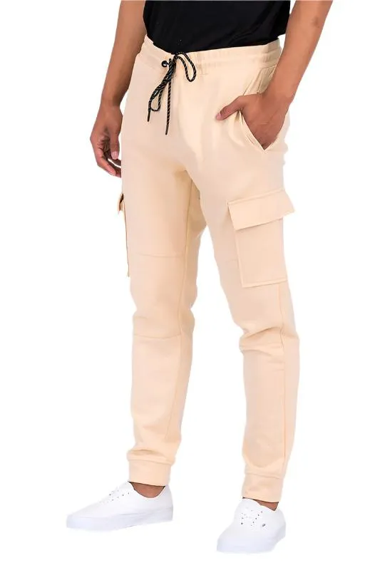 TEEK - Khaki Cargo Jogger Sweatpants