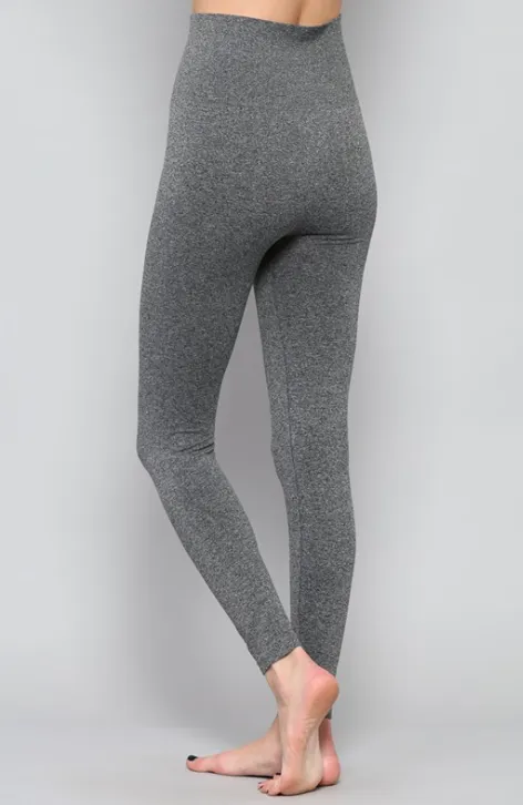 Ultimate Seamless High-Waist Heather Grey Leggings