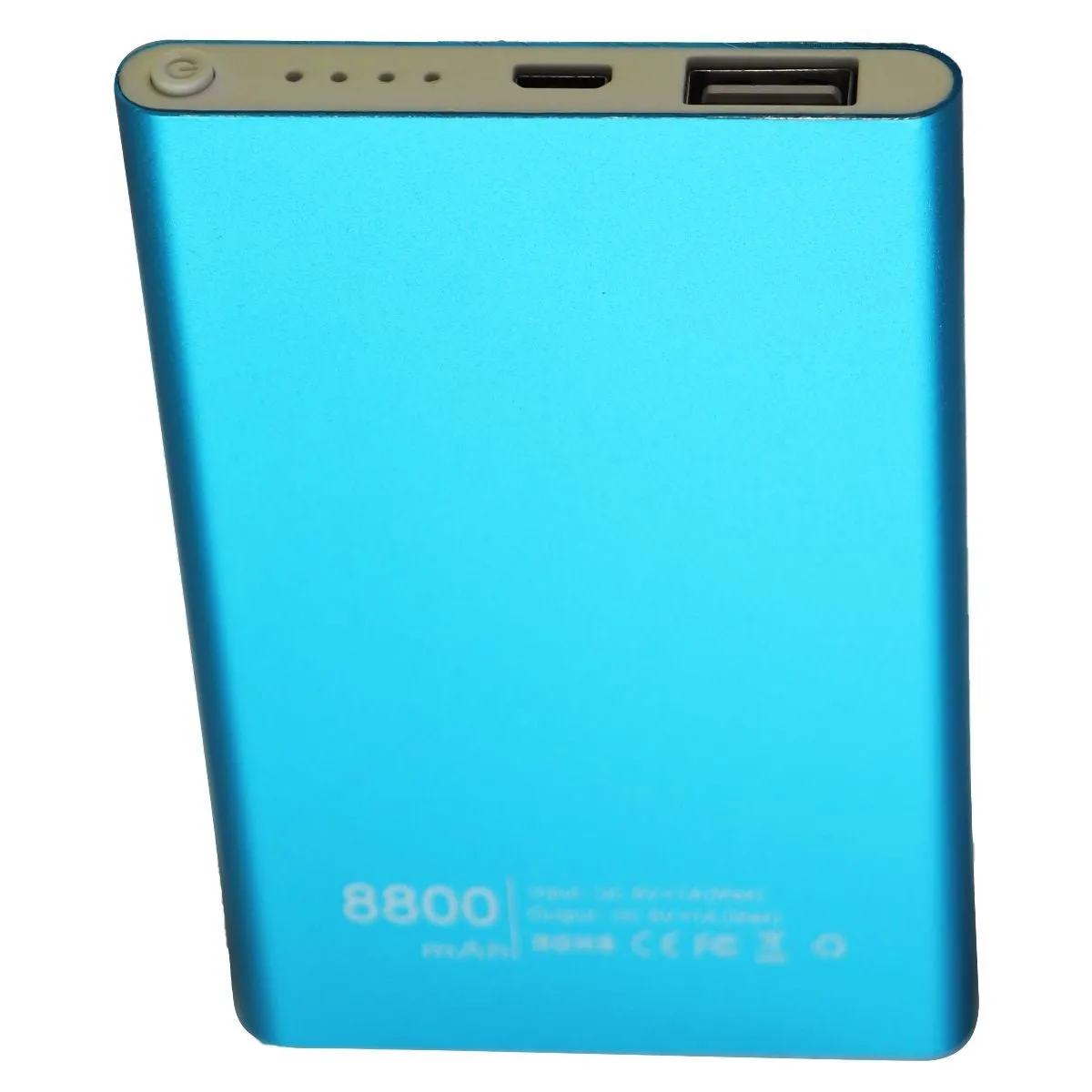 Universal 8,800mAh Single USB Portable Power Bank - Blue