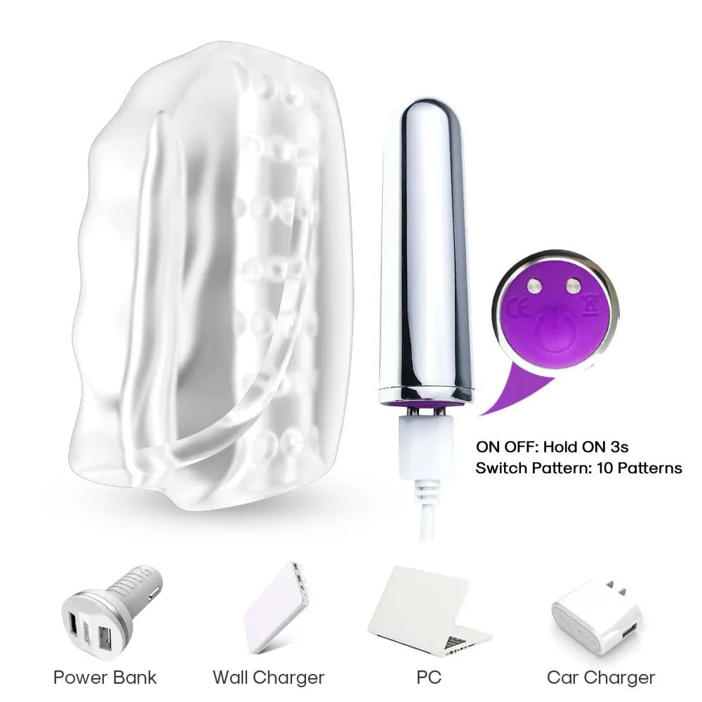 Vibrating Masturbator Massager