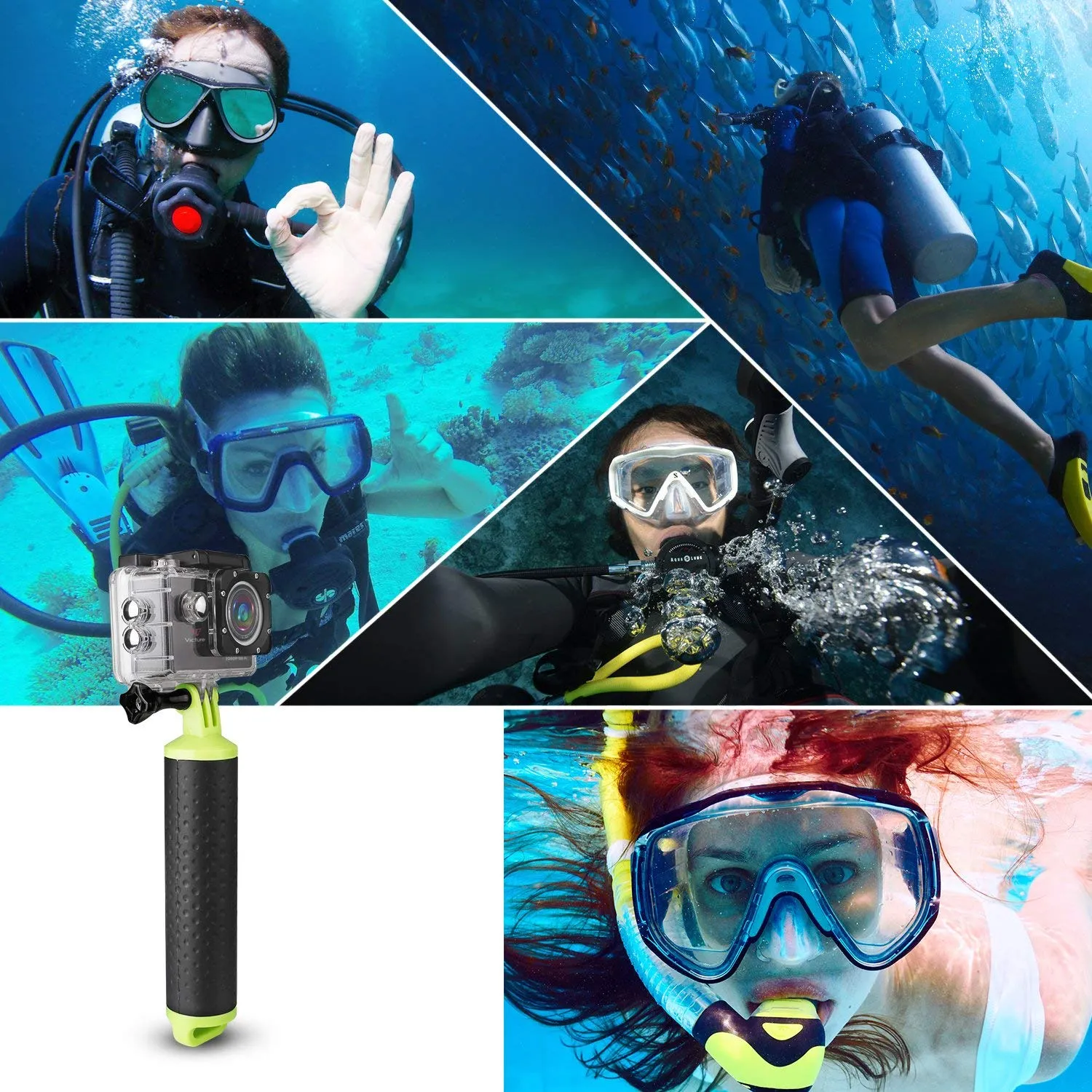 Victure CS8020 Floating Hand Grip for Action Camera