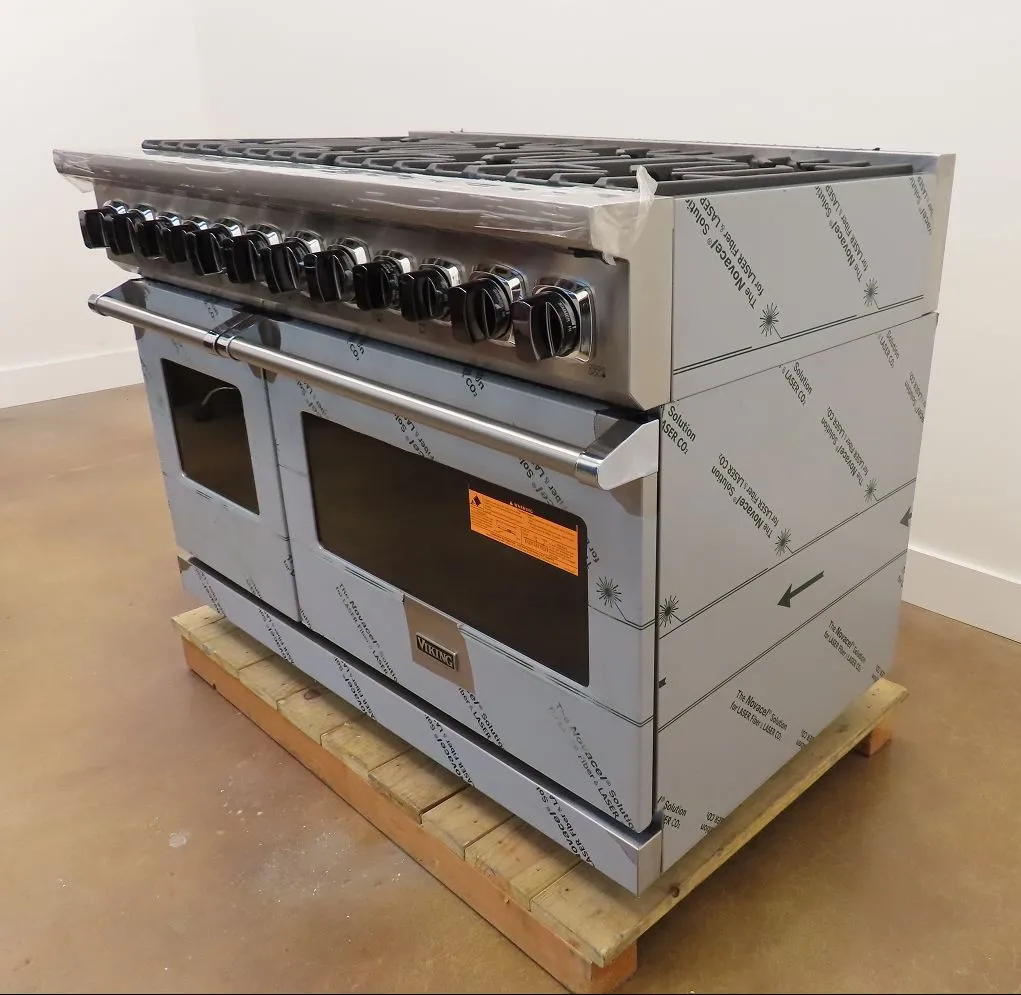 Viking 7 Series VDR74828BSSLP 48" Professional Dual Fuel Range 2023 Model