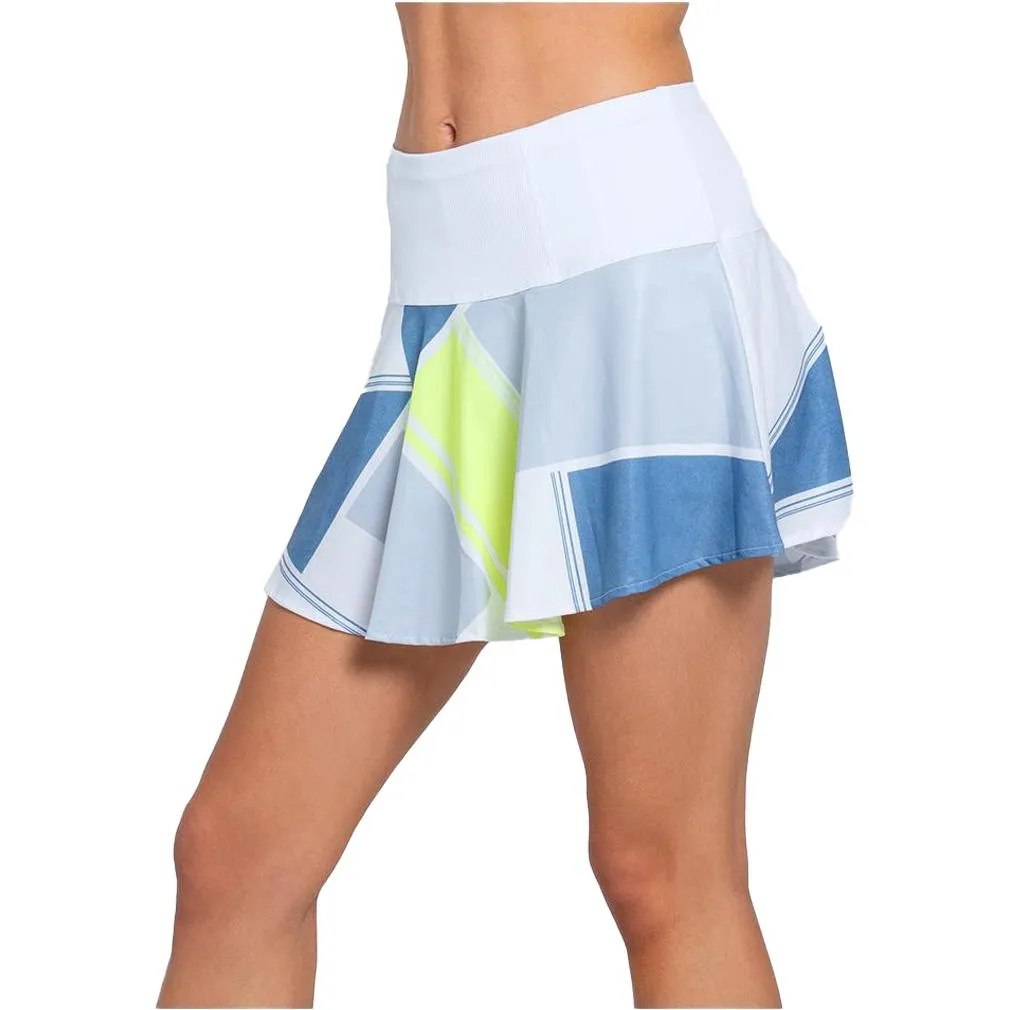 Women`s Long Steel Going Tennis Skort White