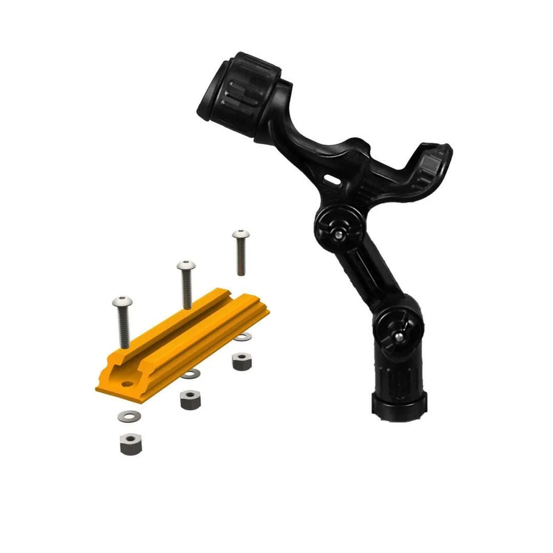 YakAttack Omega Pro Rod Holder with LockNLoad Track Mounting Base